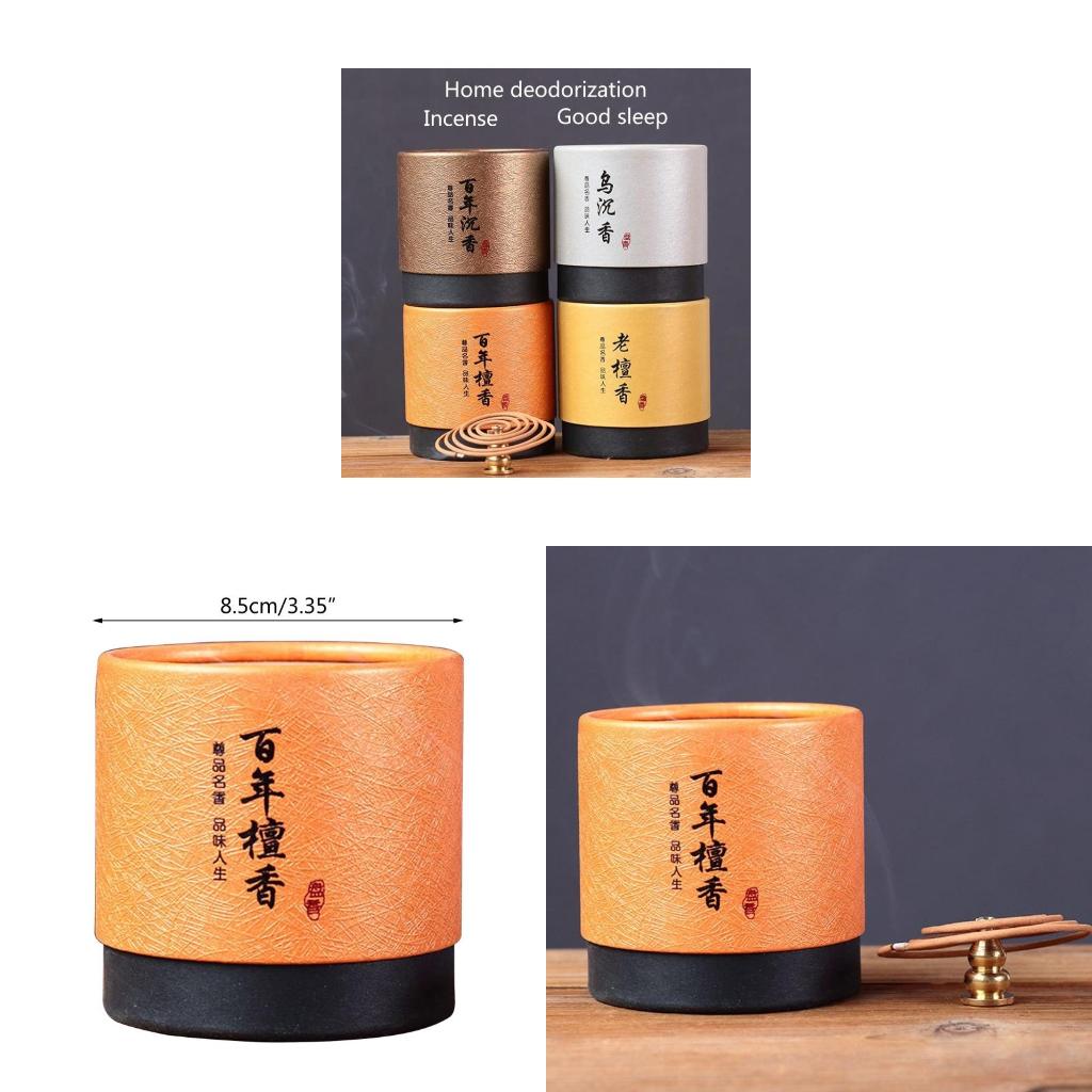 Home Fragrance No 4 - 48 개/상자 천연 백단 Agarwood 코일
