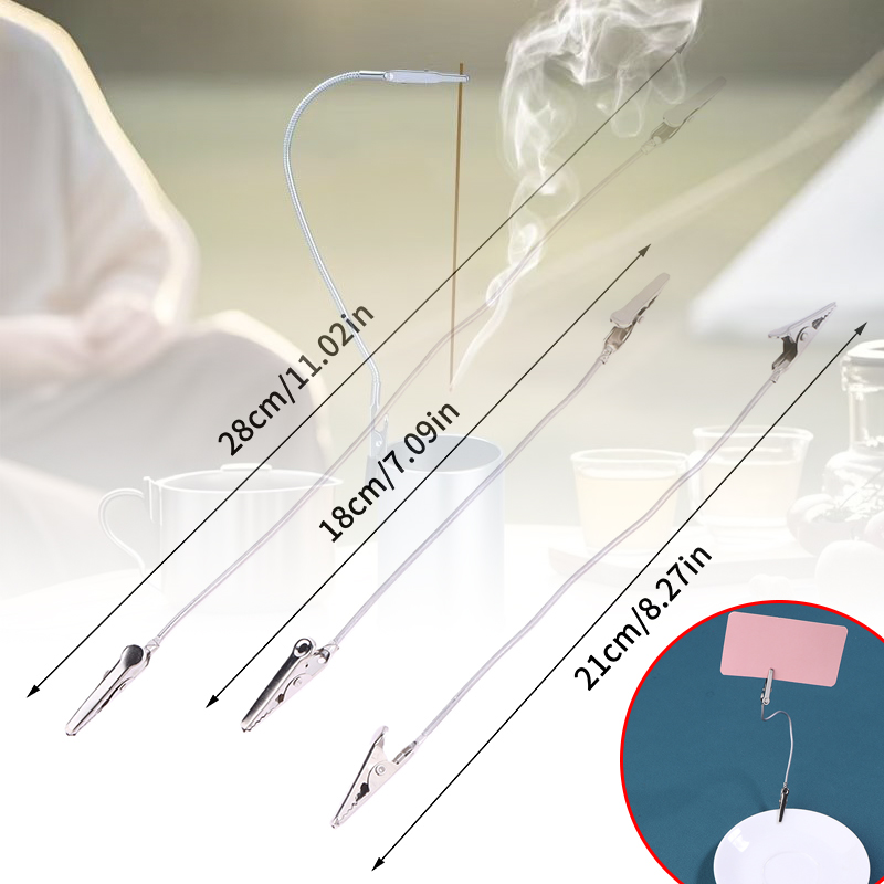 Home Fragrance And Diffuser - 10Pcs 더블 헤드 금속 향 클립