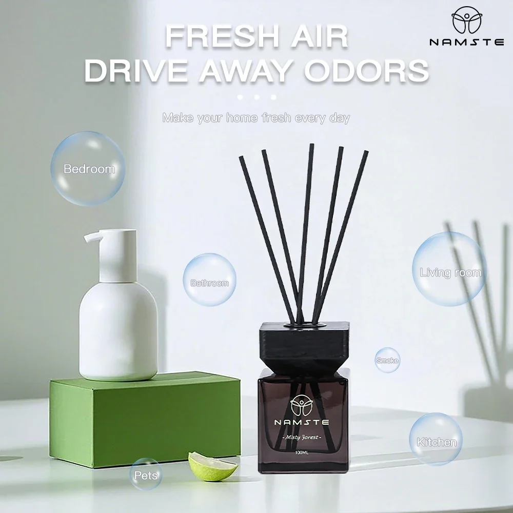 NAMSTE 100ML 리드 디퓨저 스틱 향료 오일 아 - Home Fragrance Hotel Collection 리뷰 및 가격