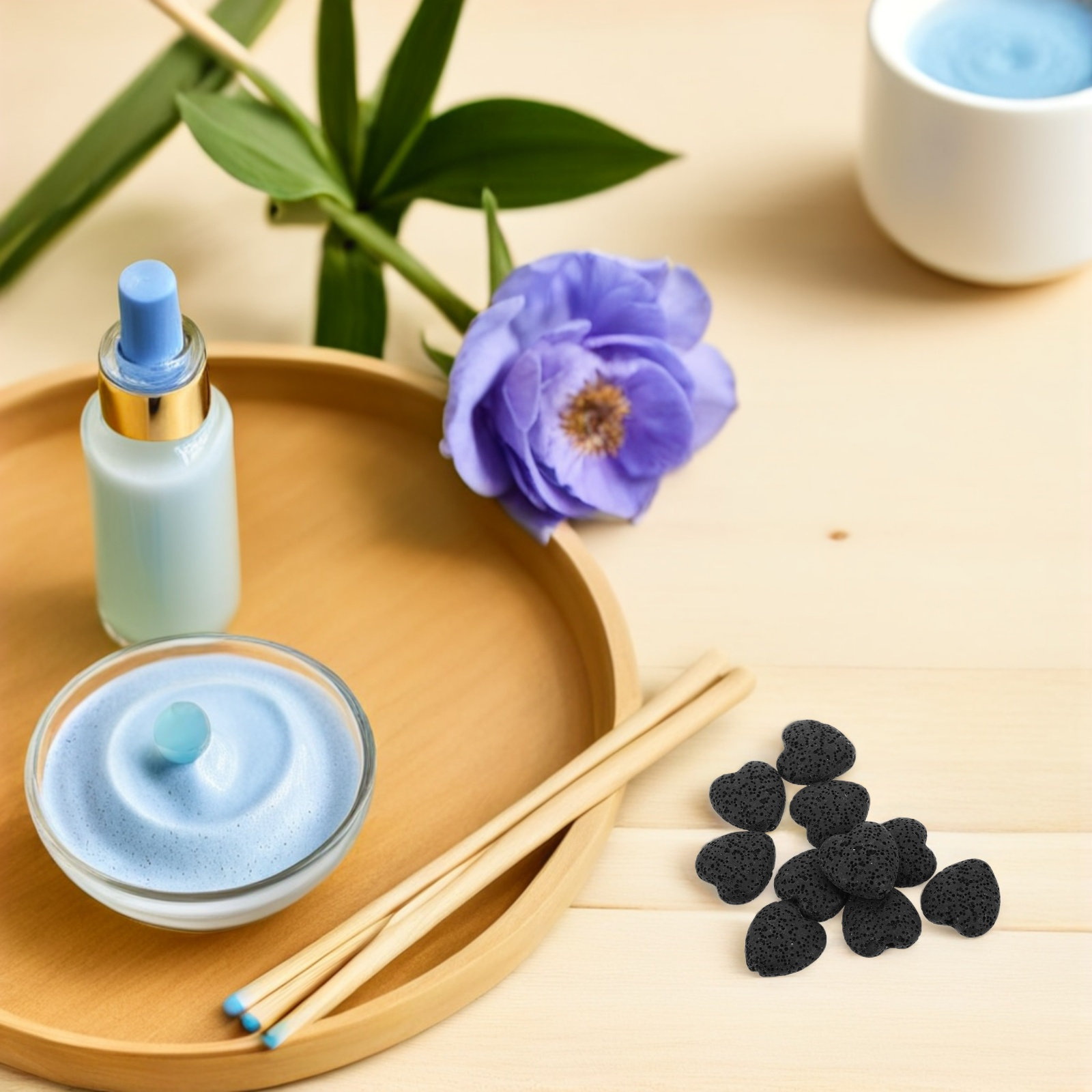 20Pcs 하트 화산 용암석 에센셜 오일 디퓨저 스톤  - Home Fragrance And Diffuser 리뷰 및 가격